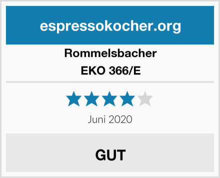Rommelsbacher EKO 366/E Test