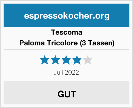 Tescoma Paloma Tricolore (3 Tassen) Test
