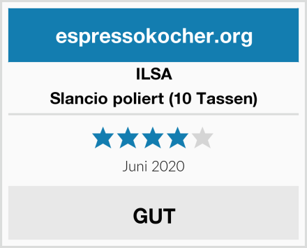 ILSA Slancio poliert (10 Tassen) Test