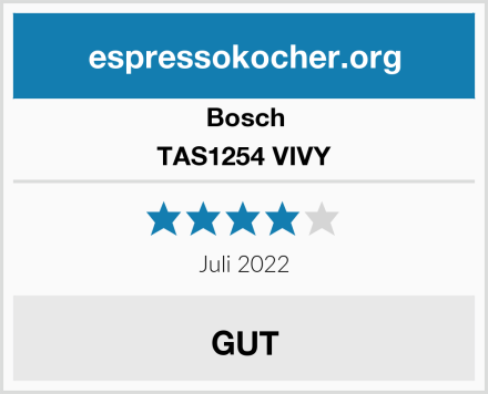 Bosch TAS1254 VIVY Test