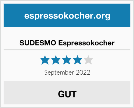  SUDESMO Espressokocher Test
