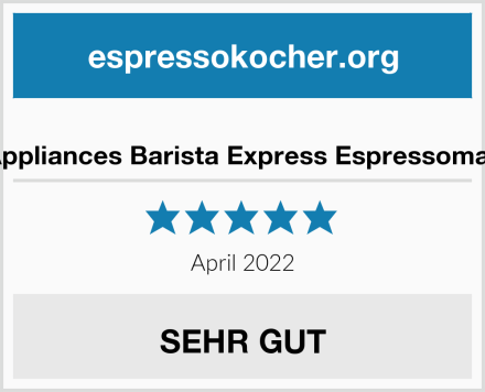  Sage Appliances Barista Express Espressomaschine Test