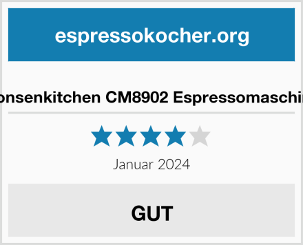  Bonsenkitchen CM8902 Espressomaschine Test