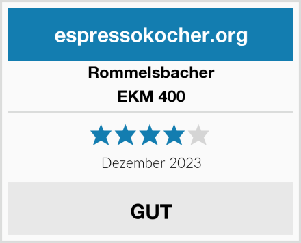 Rommelsbacher EKM 400 Test
